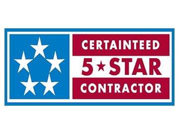 CertainTeed 5 Star contractor logo