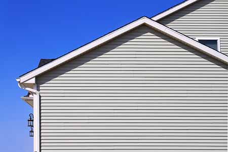 House with vinyl siding